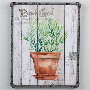 Jeco Floral and Botanical Canvas Art in Green and Brown