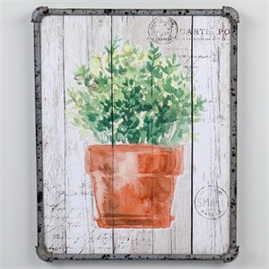 Jeco Floral and Botanical Canvas Art in Green and Brown