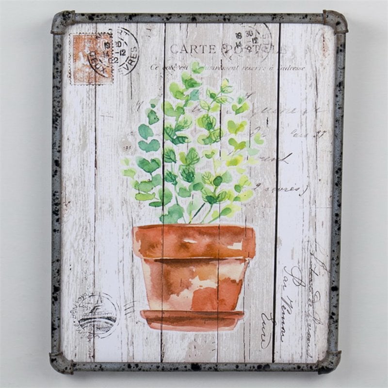 Jeco Floral and Botanical Canvas Art in Green and Brown