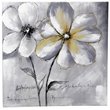 Jeco Floral and Botanical Canvas Art in Gray and White