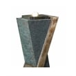 Jeco Outdoor Fountain with LED Light in Gray and Brown