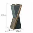 Jeco Outdoor Fountain with LED Light in Gray and Brown