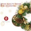 Jeco Wreath in Green and Gold
