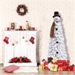 Jeco Snowman Christmas Tree Decor in White and Brown