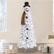 Jeco Snowman Christmas Tree Decor in White and Brown