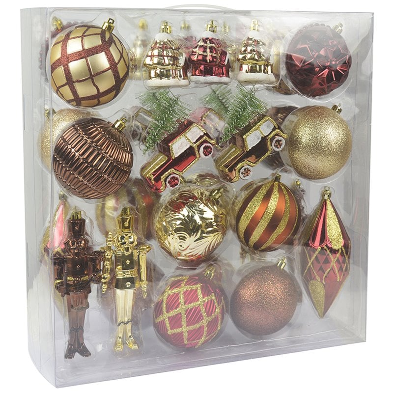 Jeco 36 Piece Christmas Tree Ornament Set