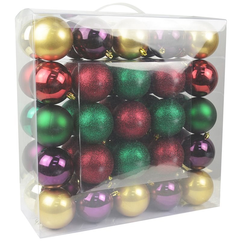 Jeco 50 Piece Christmas Tree Ornament Set