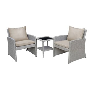 jeco mirabelle 3 piece wicker bistro set