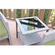 Jeco Mirabelle 3 Piece Wicker Bistro Set in Sage Green