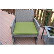 Jeco Mirabelle 3 Piece Wicker Bistro Set in Sage Green