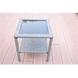 Jeco Mirabelle 3 Piece Wicker Bistro Set in Sage Green