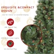 Jeco Caoimhe 6' Sentiments Christmas Tree with Multicolor Lights