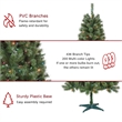 Jeco Caoimhe 6' Sentiments Christmas Tree with Multicolor Lights