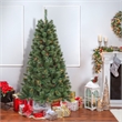 Jeco Caoimhe 6' Sentiments Christmas Tree with Multicolor Lights