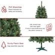 Jeco Aisling 6' Sentiments Christmas Tree with Clear Lights