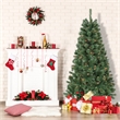 Jeco Aisling 6' Sentiments Christmas Tree with Clear Lights