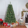 Jeco Aisling 6' Sentiments Christmas Tree with Clear Lights