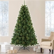 Jeco Aine 7' Aspen Christmas Tree with Multicolor Lights