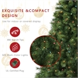 Jeco Aine 7' Aspen Christmas Tree with Multicolor Lights