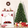 Jeco Aine 7' Aspen Christmas Tree with Multicolor Lights