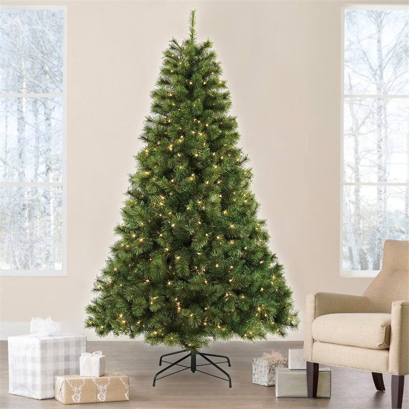 Jeco Isobel 7' Aspen Christmas Tree with Clear Lights