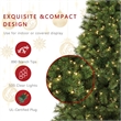 Jeco Isobel 7' Aspen Christmas Tree with Clear Lights