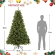 Jeco Isobel 7' Aspen Christmas Tree with Clear Lights
