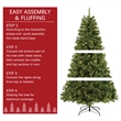 Jeco Isobel 7' Aspen Christmas Tree with Clear Lights