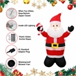 6FT White Santa Inflatable