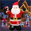 6FT White Santa Inflatable