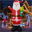8 Ft. Red Plastic Inflatable Santa