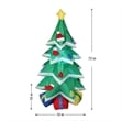 Jeco 6 Feet Christmas Tree with Snow Inflatable in Red/Green