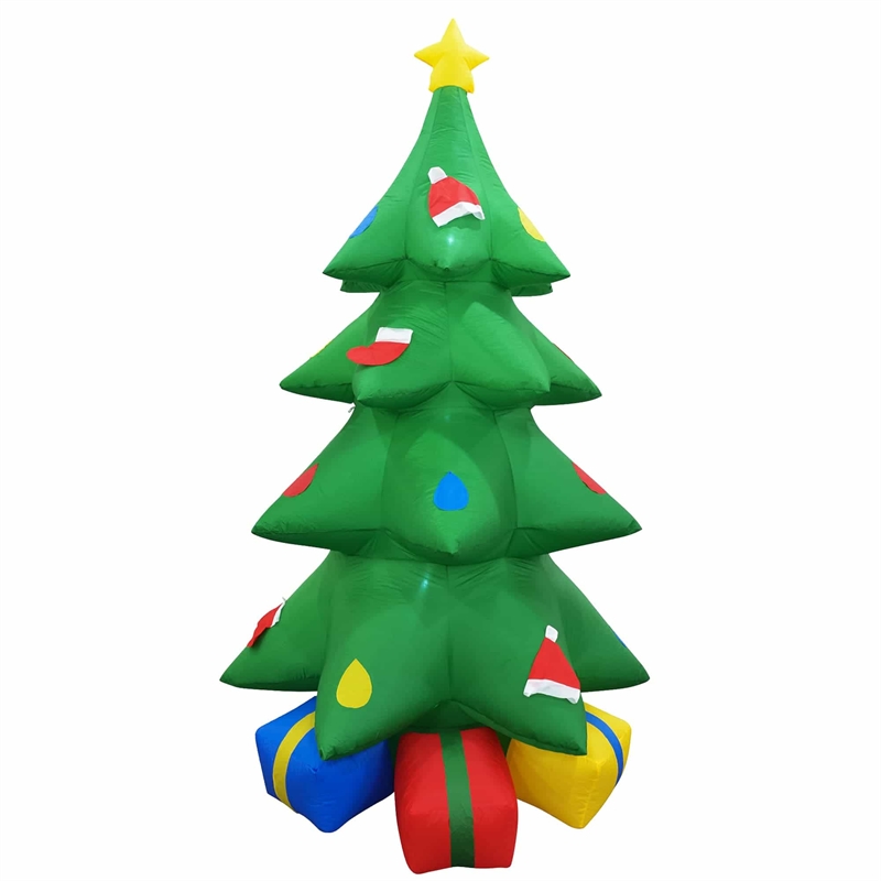 8 Ft. Green Fabric Inflatable Christmas Tree