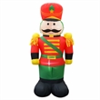 4 Ft. Red Fabric Inflatable Nutcracker
