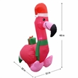 4 Ft. Red Fabric Inflatable Flamingo
