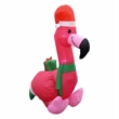 4 Ft. Red Fabric Inflatable Flamingo