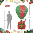 Jeco 8 Feet Inflatable Fire Balloon in Multi-Color