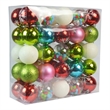 Jeco 50 Piece Elegant Wonder Christmas Tree Ornament Set