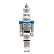 Jeco 50 Piece Christmas Tree Ornament Set in Blue and Silver