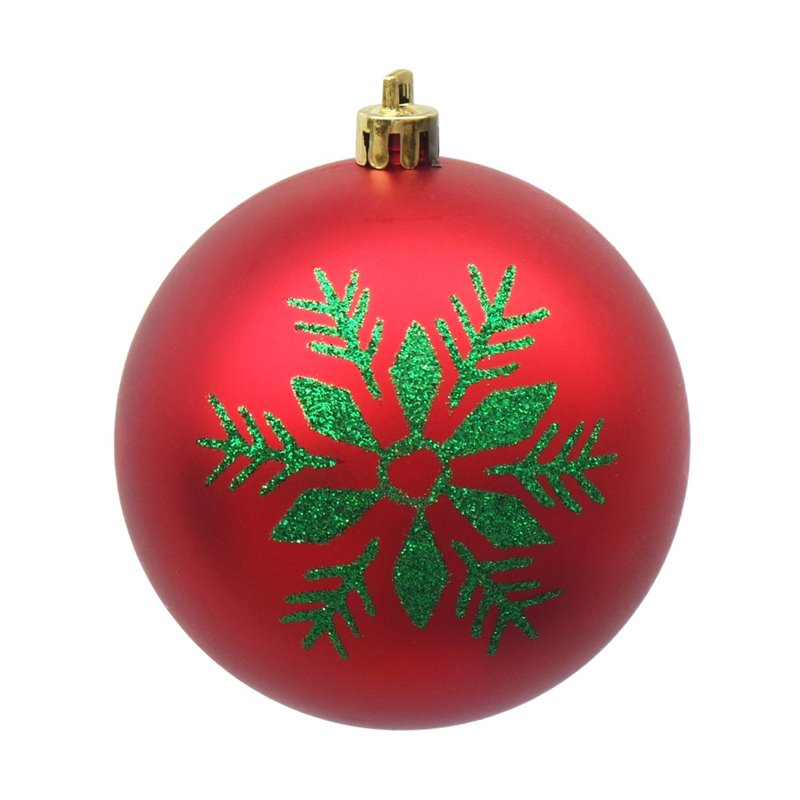 Jeco 27 Piece Christmas Tree Ornament Set in Red Green and Gold