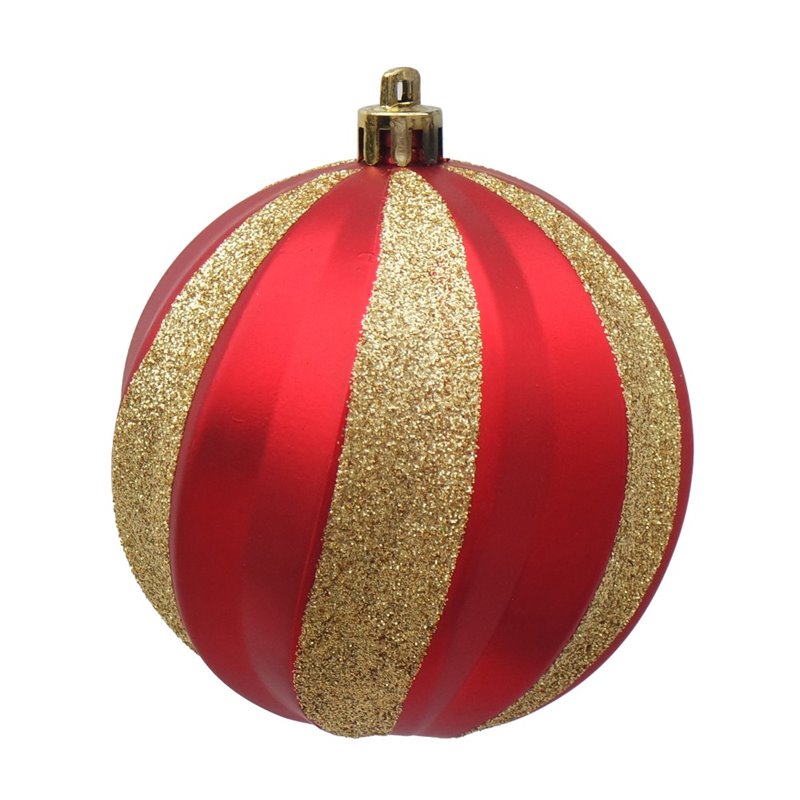 Jeco 27 Piece Christmas Tree Ornament Set in Red Green and Gold