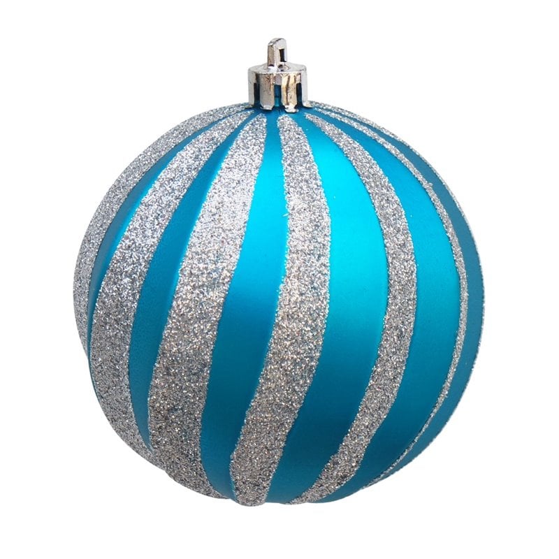 Jeco 27 Piece Christmas Tree Ornament Set in Blue and Silver