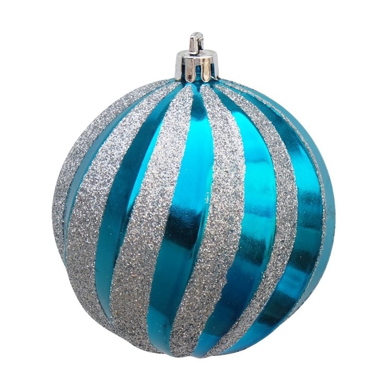 Jeco 27 Piece Christmas Tree Ornament Set in Blue and Silver
