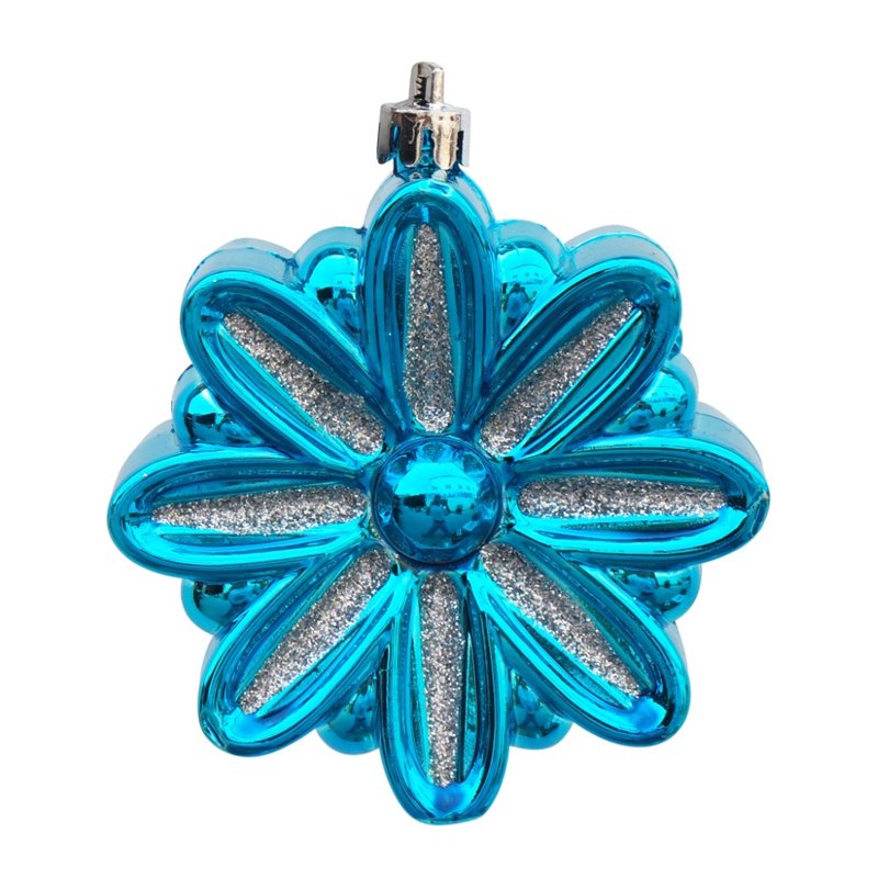 Jeco 27 Piece Christmas Tree Ornament Set in Blue and Silver