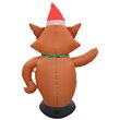 Jeco Giant Weather Resistant Polyester Inflatable LED Christmas Fox