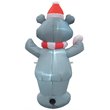 Jeco Giant Weather Resistant Polyester Inflatable LED Christmas Bear