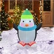 Jeco Giant Weather Resistant Polyester Inflatable LED Christmas Penguin