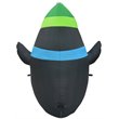 Jeco Giant Weather Resistant Polyester Inflatable LED Christmas Penguin