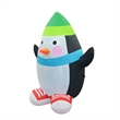 Jeco Giant Weather Resistant Polyester Inflatable LED Christmas Penguin
