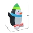 Jeco Giant Weather Resistant Polyester Inflatable LED Christmas Penguin